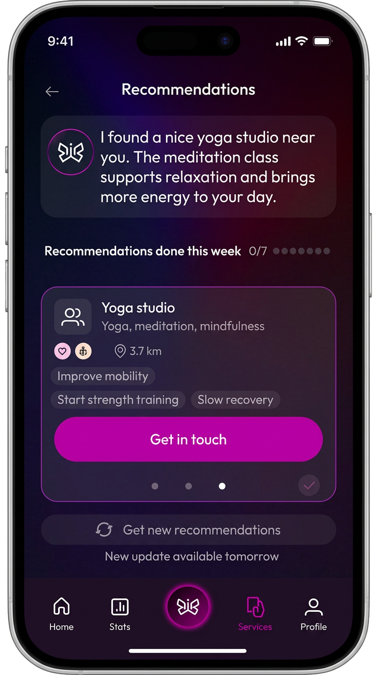 A recommendation that fits the moment